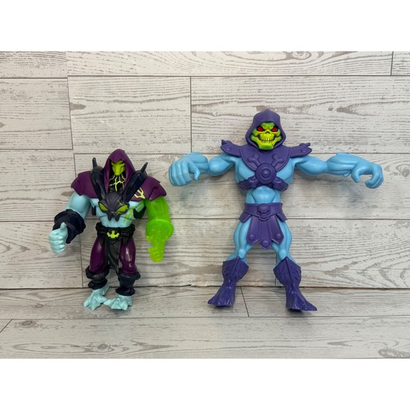 Masters of the Universe MOTU Skeletor & Trap Jaw Figures - Picture 1 of 3